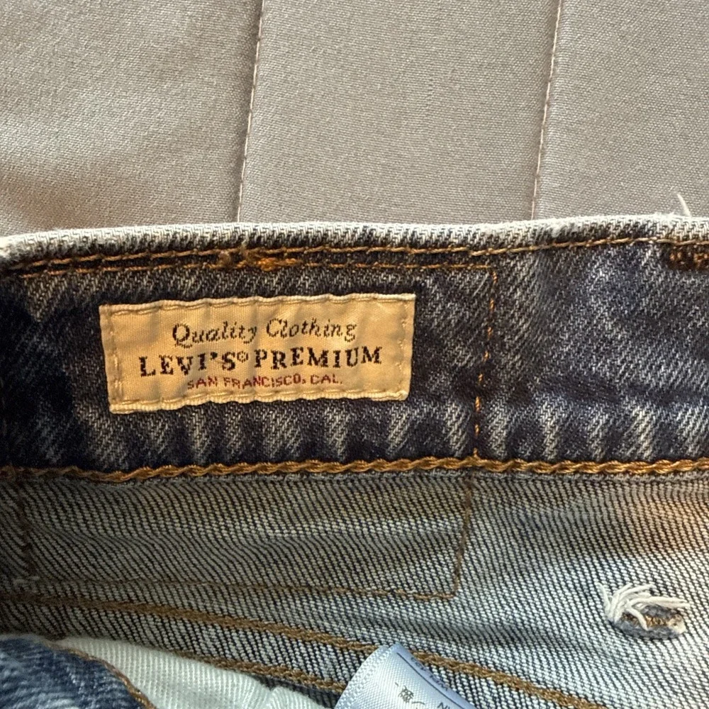 Levi's 514 Premium Big E Jeans Mens 40x 30 Straight Leg Medium Wash